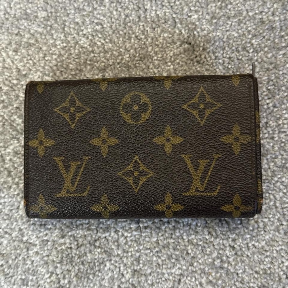 Louis Vuitton Monogram Port-Monnaie Trésor Wallet M61730 Brown Bifold - Picture 5 of 8